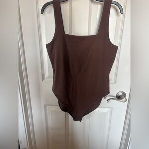 NWOT Brown Bodysuit